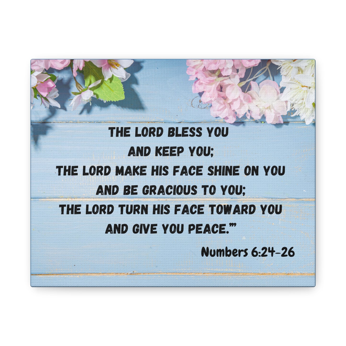 Inspirational Canvas Gallery Wrap | Faith Wall Art | Home Decor | Religious Gift | Blessing Scripture | Christian Art