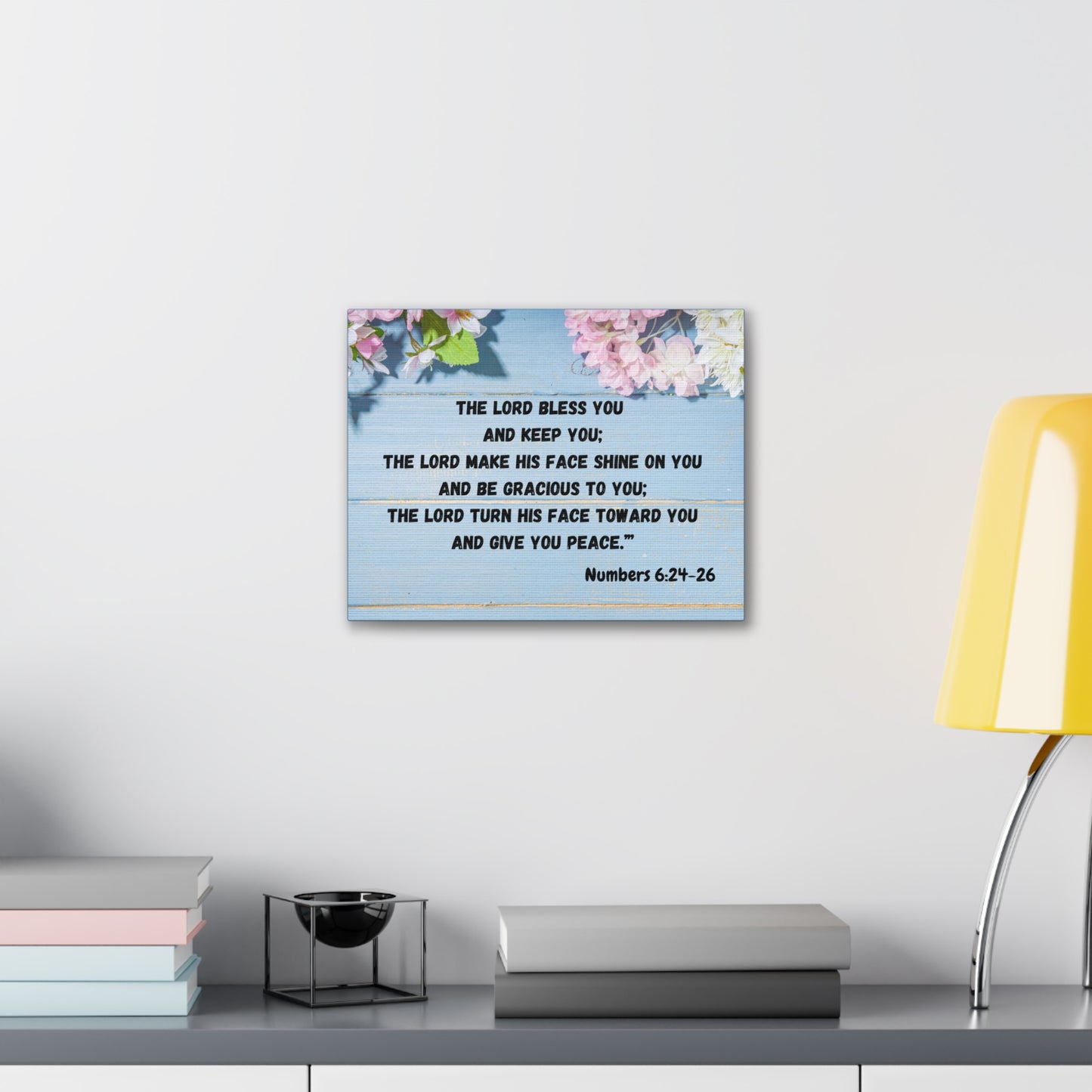 Inspirational Canvas Gallery Wrap | Faith Wall Art | Home Decor | Religious Gift | Blessing Scripture | Christian Art