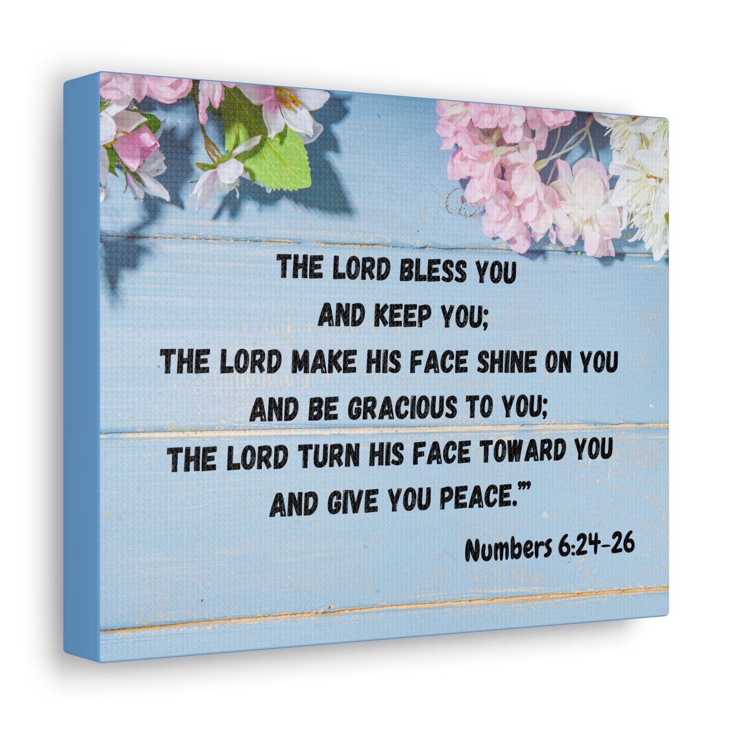 Inspirational Canvas Gallery Wrap | Faith Wall Art | Home Decor | Religious Gift | Blessing Scripture | Christian Art