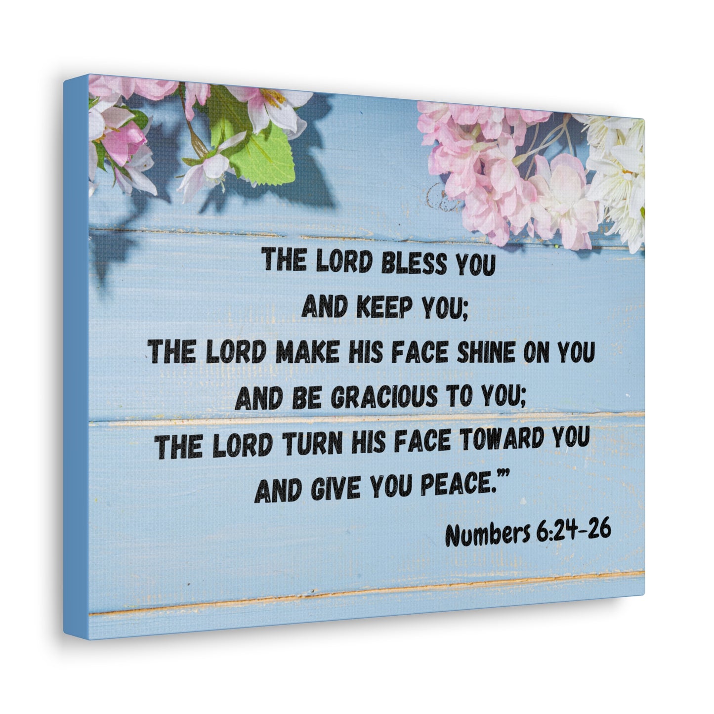 Inspirational Canvas Gallery Wrap | Faith Wall Art | Home Decor | Religious Gift | Blessing Scripture | Christian Art